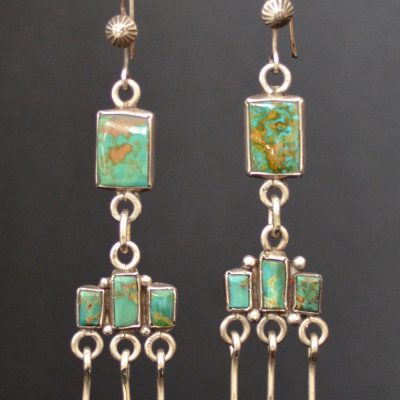 Greg Lewis Ajax Turquoise Earrinings