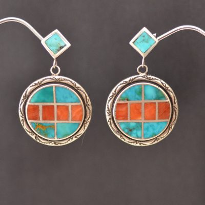 Zuni Channel Inlay Earrings