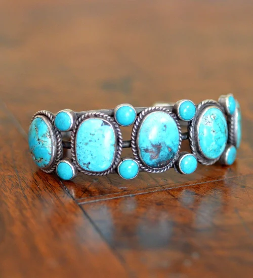 Navajo Dot Row Cuff
