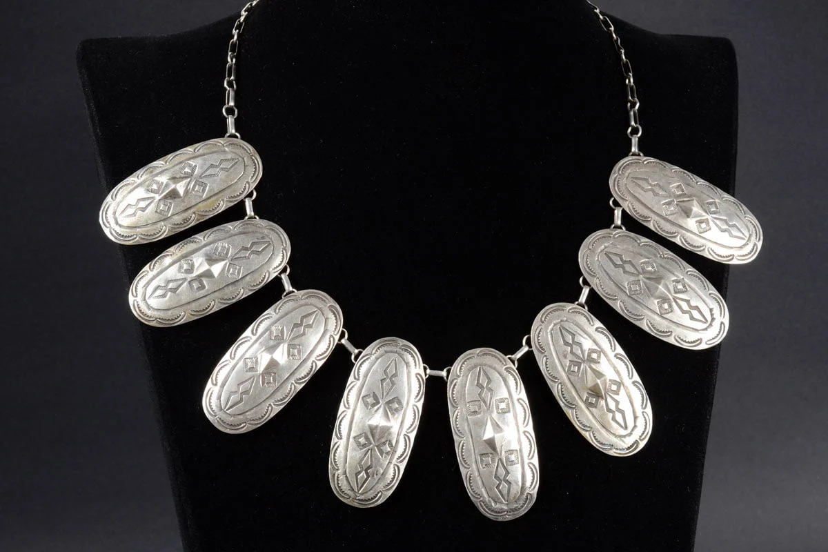 Navajo Silver Necklace