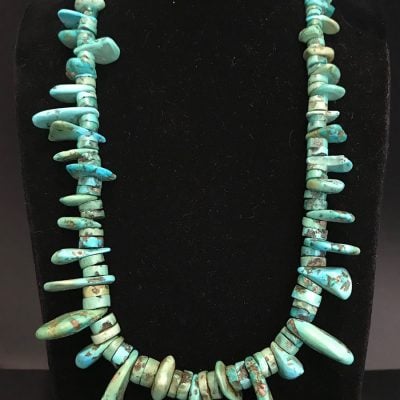 Cerrillos Turquoise Nugget Necklace