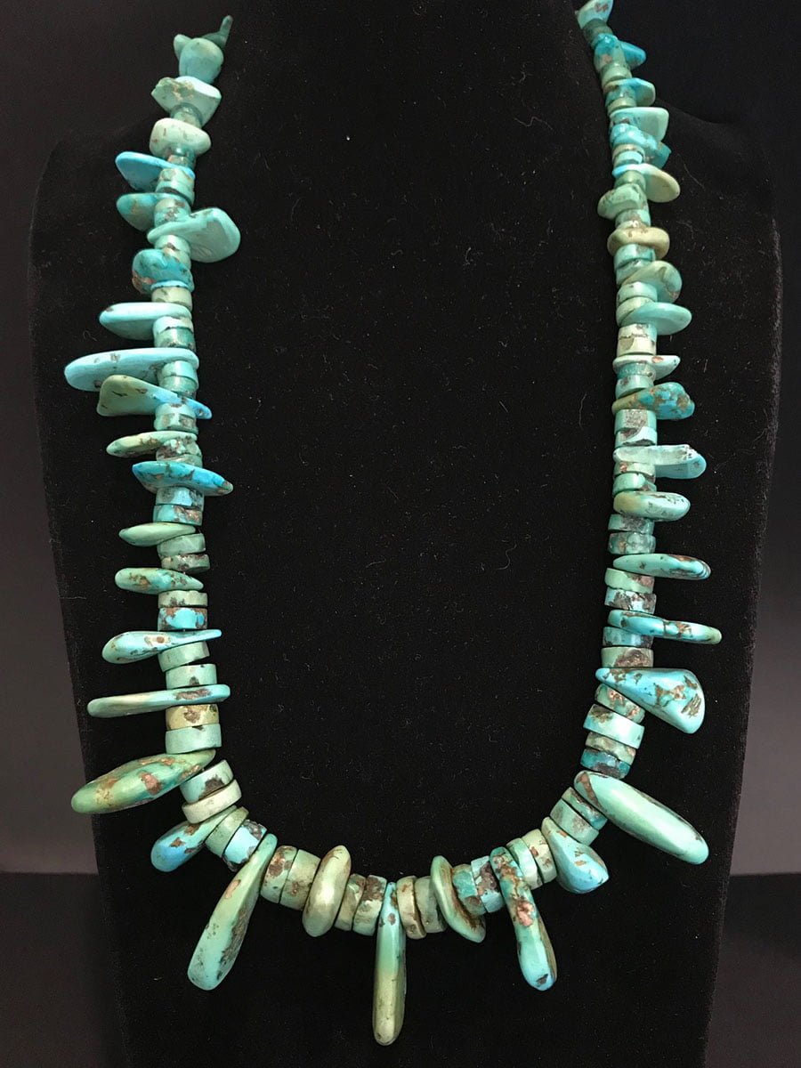 Cerrillos Turquoise Nugget Necklace