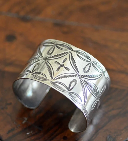 Classic Stamped Navajo Cuff