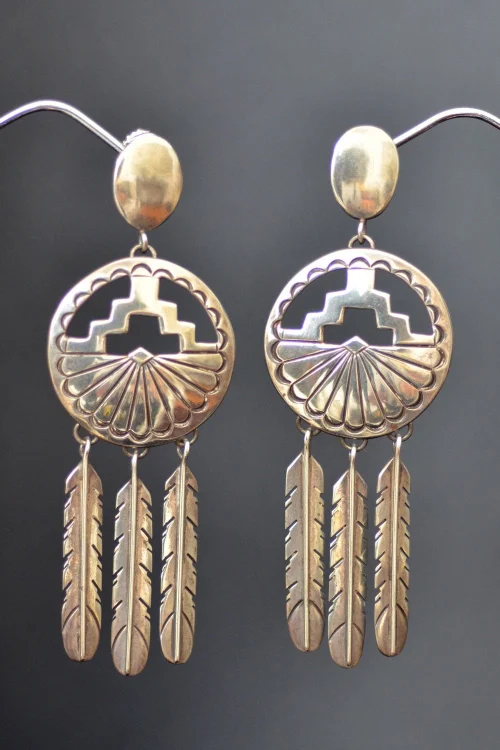 Long Tribal Earrings