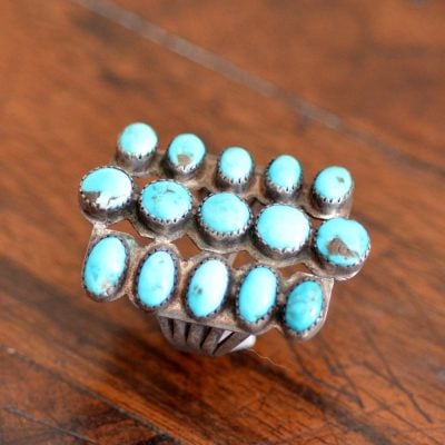 15 stone Navajo Butterfly Ring