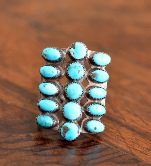 15 stone Navajo Butterfly Ring