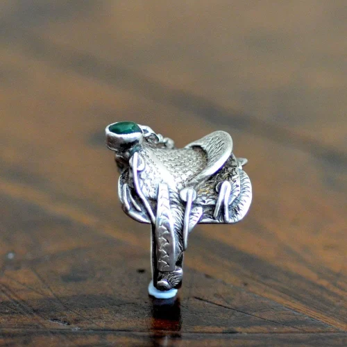 Navajo Silver Saddle Ring