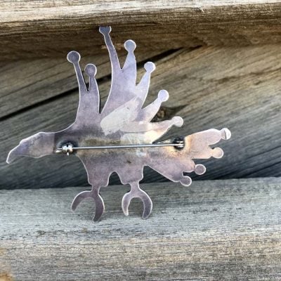 Inlaid Bald Eagle Pin