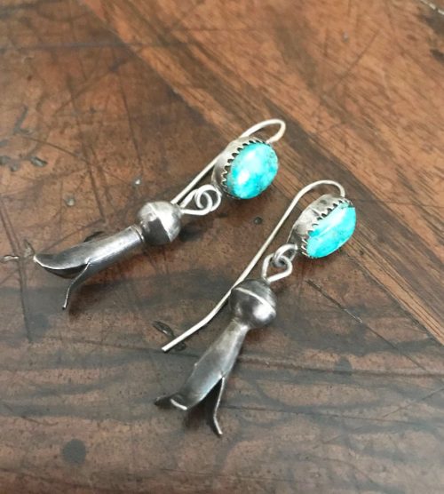Dainty Squash Blossom Earrings