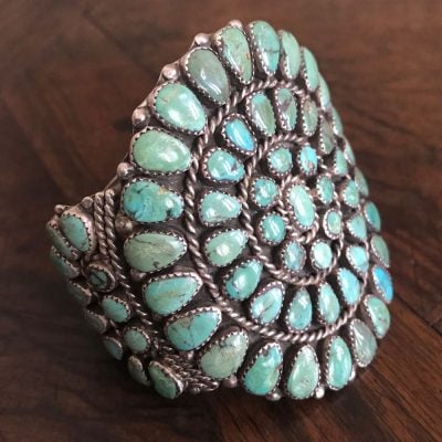 Turquoise Cluster Bracelet