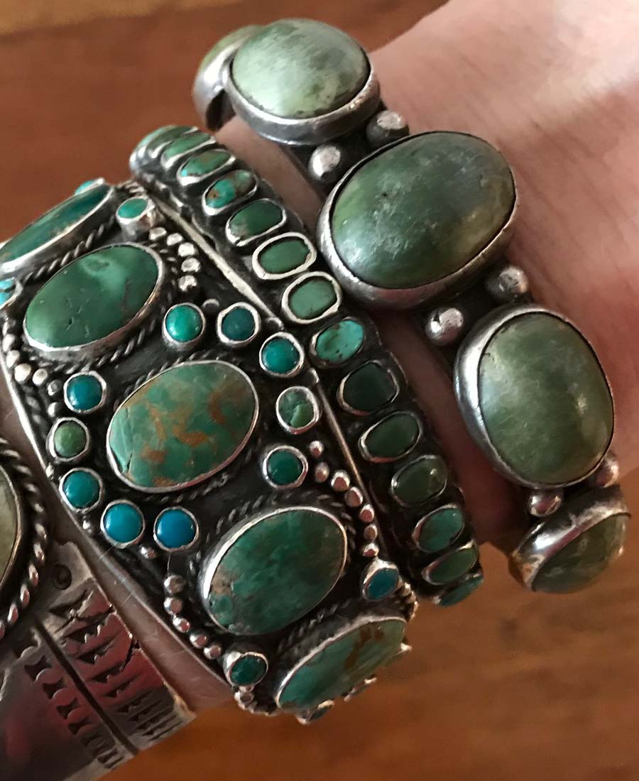 Navajo Turquoise Row Bracelet