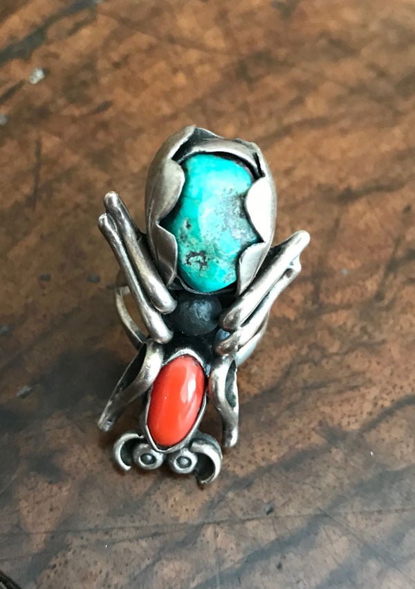 Navajo Vintage Bug Ring
