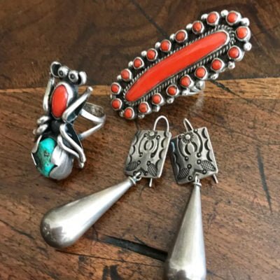 Gorgeous Long Coral Ring
