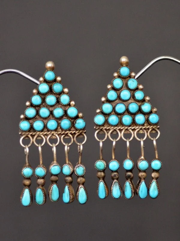 Beautiful Navajo Turquoise Earrings