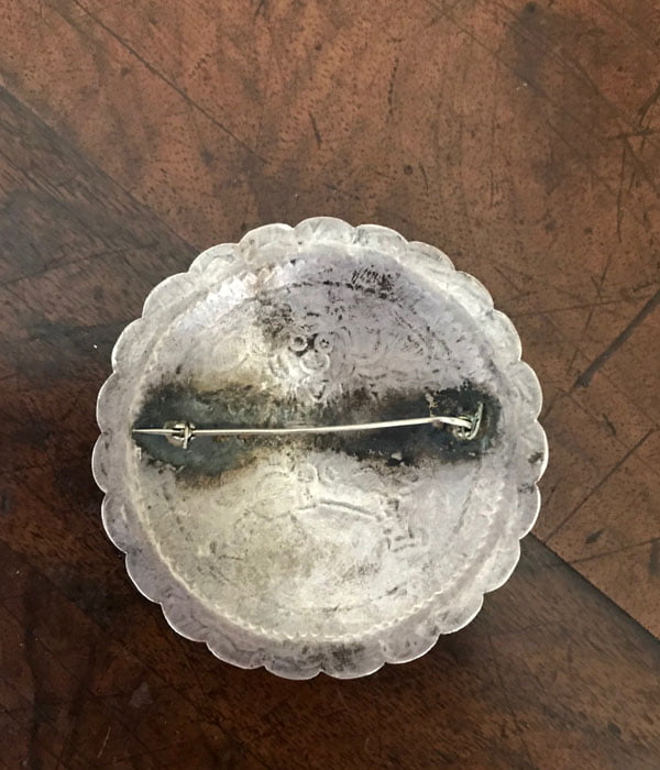 Navajo Silver YEI Pin