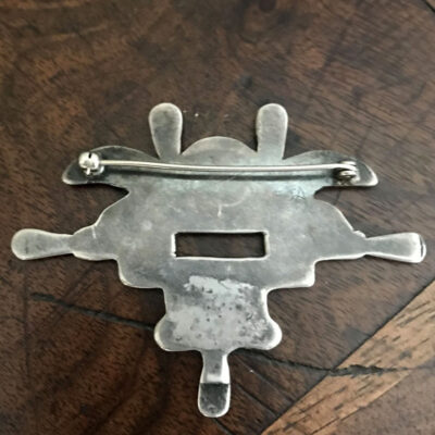 Devine! Blue Gem Turquoise Cloud Pin