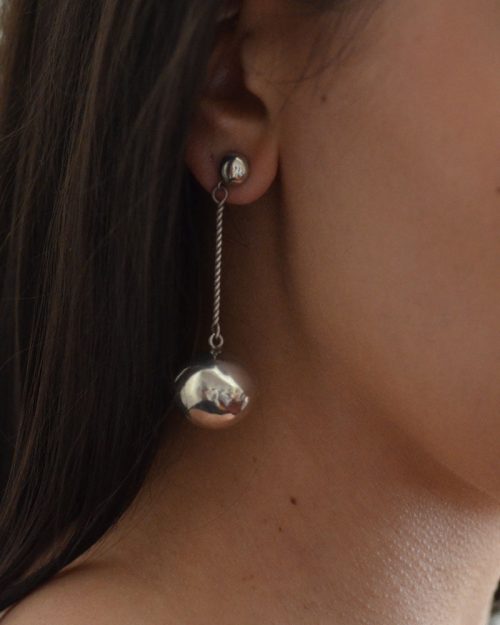Silver Earrings By Joe Quintana