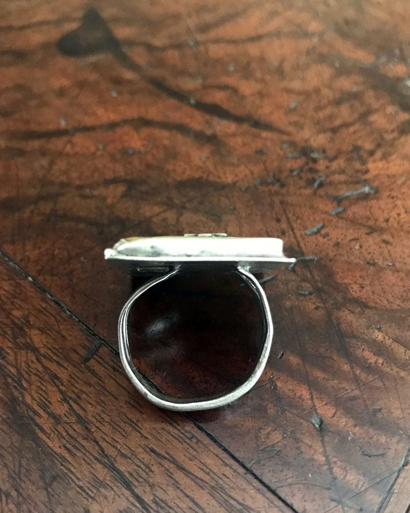 Navajo Copper Knife Wing Ring