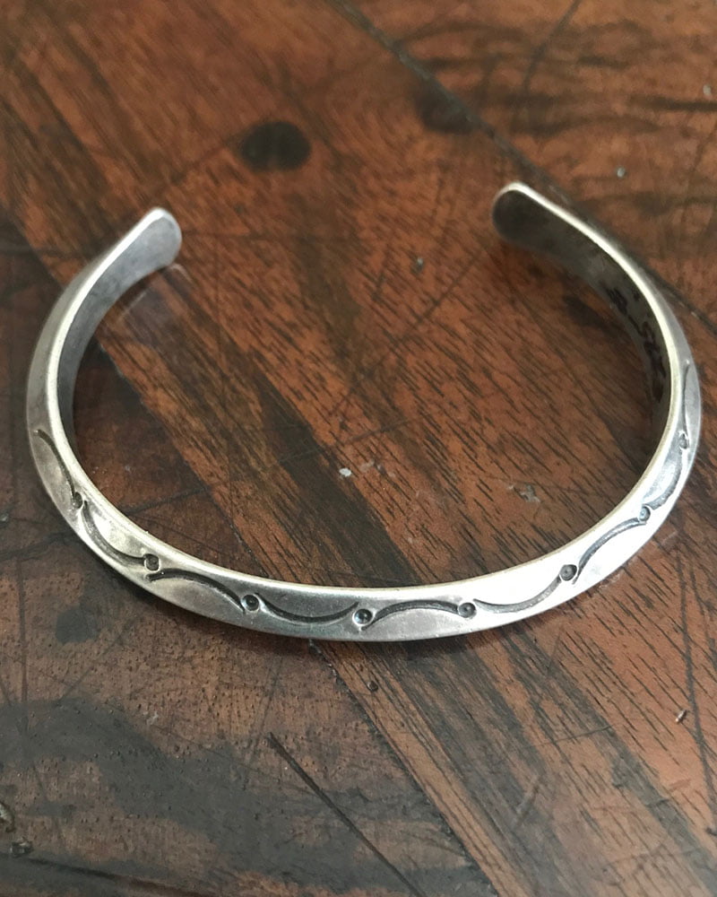 Hallmarked Zuni Tri-Sided Bracelet/cuff