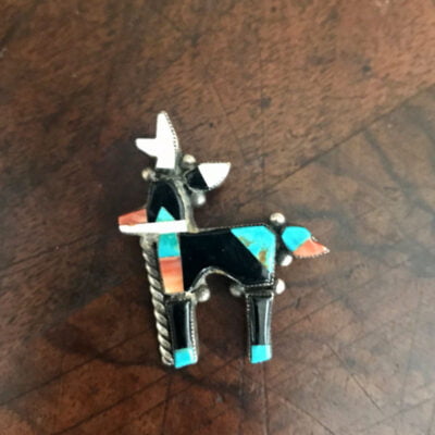 Small Zuni Antelope Pin