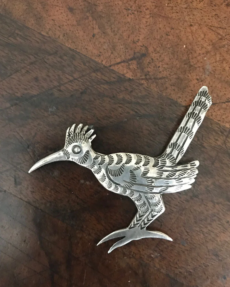 Hopi Allen POOYAMA Road Runner Pin