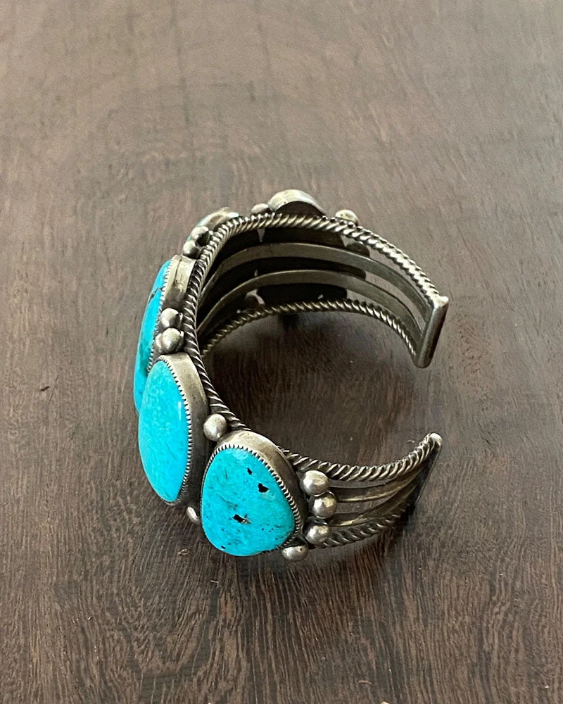 Turquoise Mountain 5 Stone Bracelet