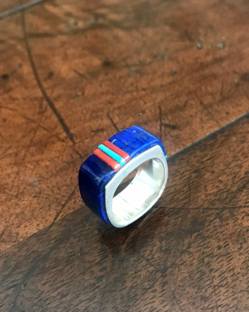 RICHARD CHAVEZ Lapis Ring