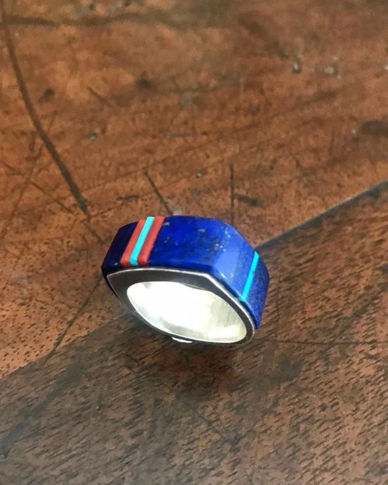 RICHARD CHAVEZ Lapis Ring