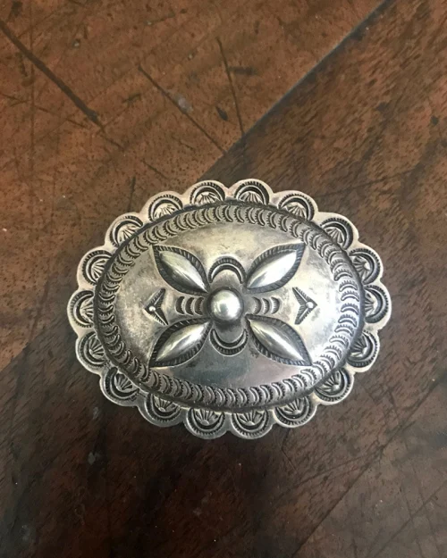 Navajo Hand Stamped Pin c.1930's