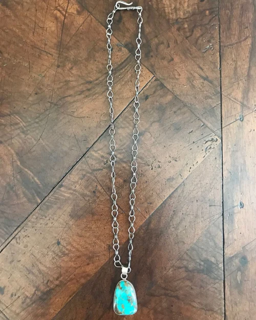 Pilot Mountain Turquoise Pendant