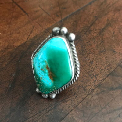 Large Navajo Royston Turquoise Ring