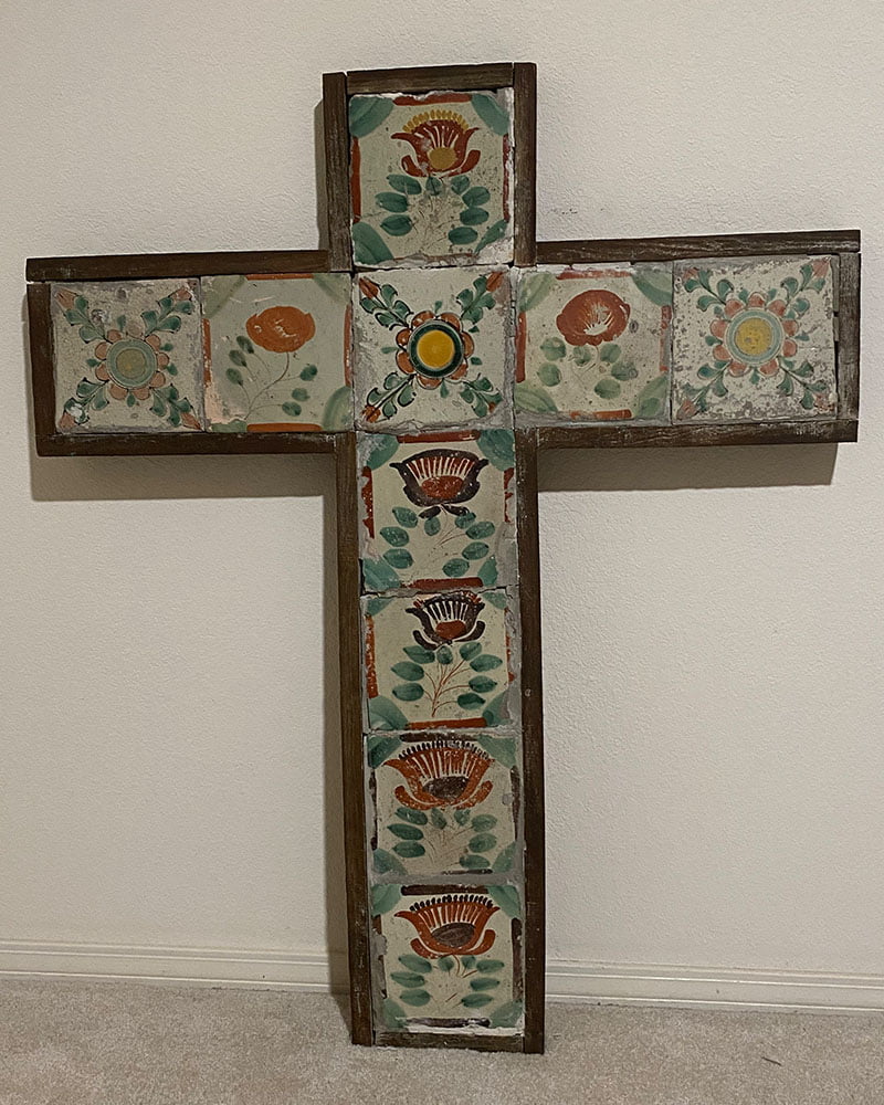 Mexican Sayula Tile Cross
