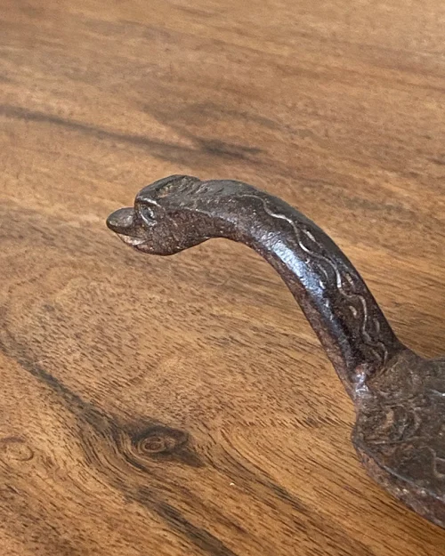 Mexican Wrought Iron Door Lock c. 1820-50's