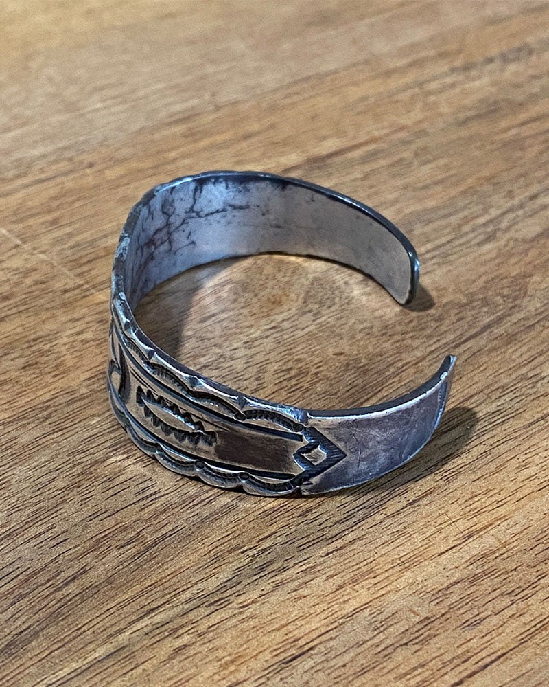 Circa 1910-20 Navajo Ingot Silver Bracelet