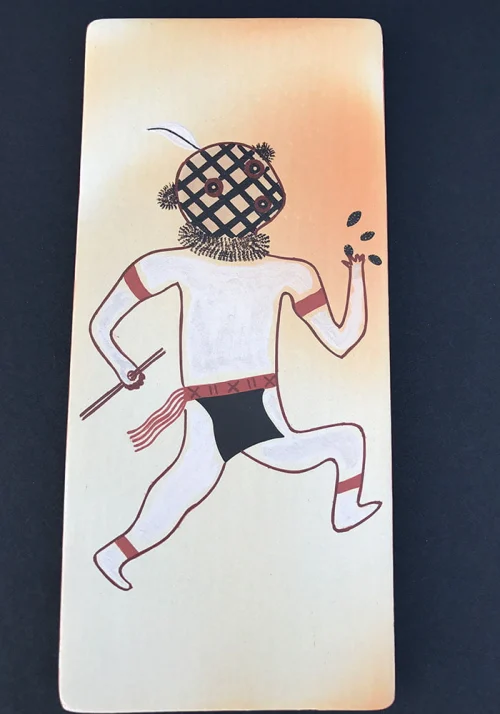 Mark Tahbo Cocklebur Kachina Tile