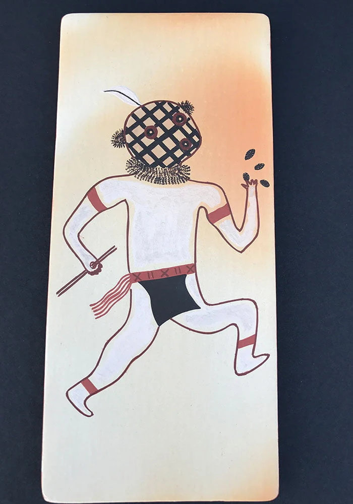 Mark Tahbo Cocklebur Kachina Tile