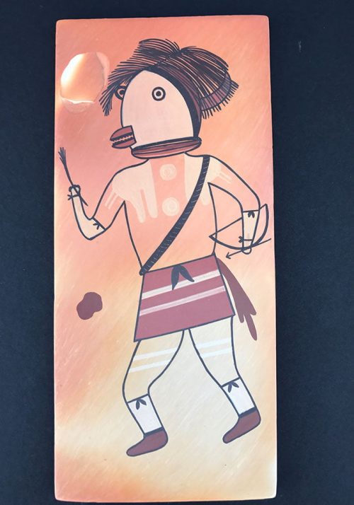 Hopi/Tewa Kachina Tile by Mark Tahbo