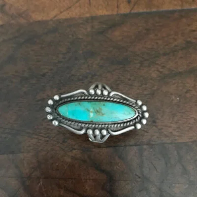 Circa 1950s Navajo Turquoise Ring