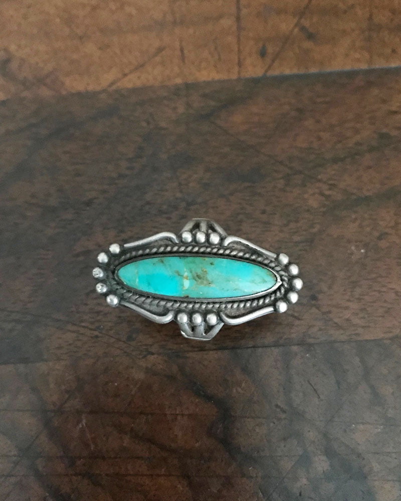Circa 1950s Navajo Turquoise Ring