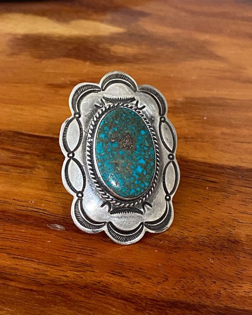 Large Navajo Turquoise Ring