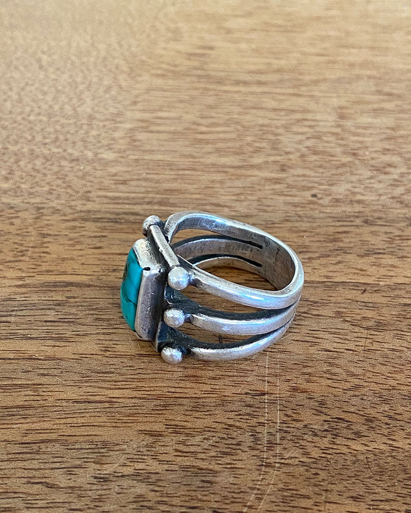 Navajo Ingot Silver Ring c1900