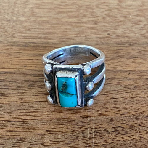 4 Stone Navajo Ring | Silver Plume