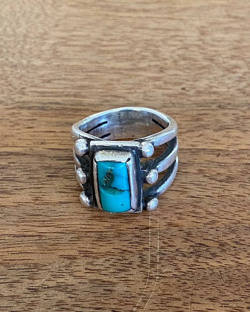 Navajo Ingot Silver Ring c1900