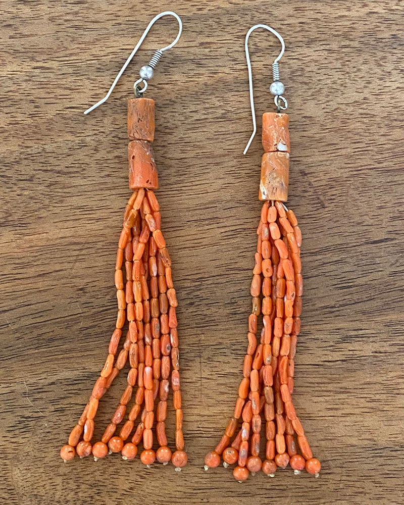 Santo Domingo Coral Earrings
