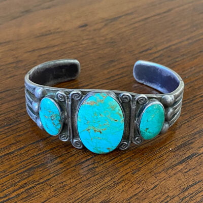Three Stone Navajo Bracelet