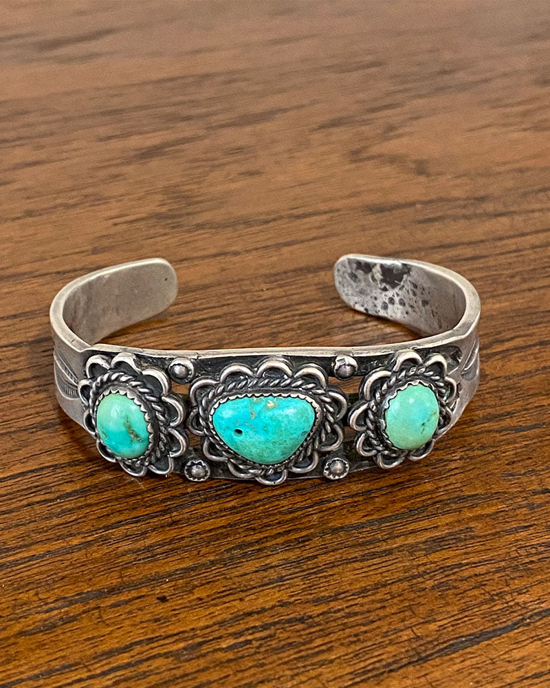 Navajo Three Stone Bracelet