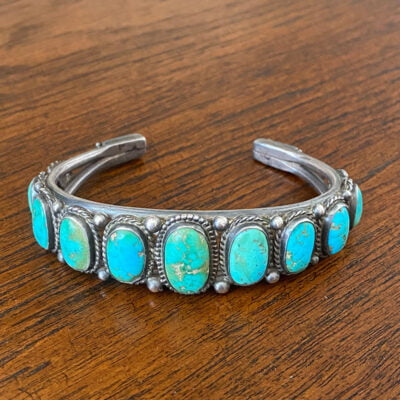 Navajo Cerrillos Turquoise Bracelet