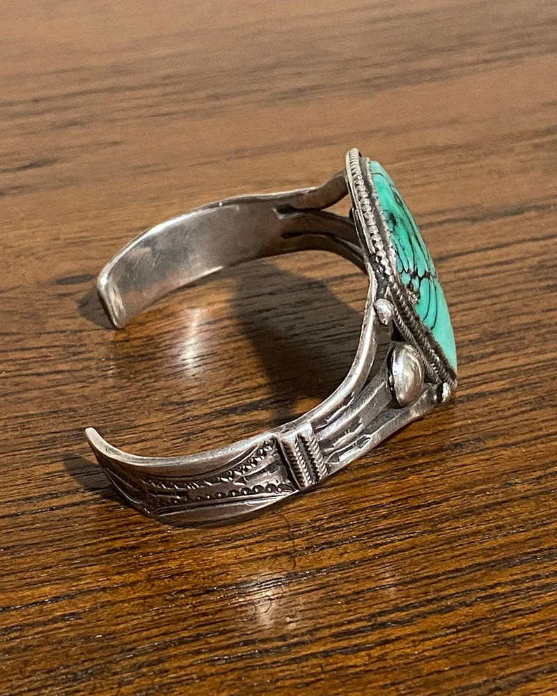 Navajo Lone Mountain Turquoise Bracelet