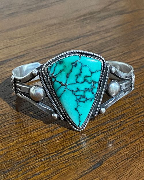 Navajo Lone Mountain Turquoise Bracelet