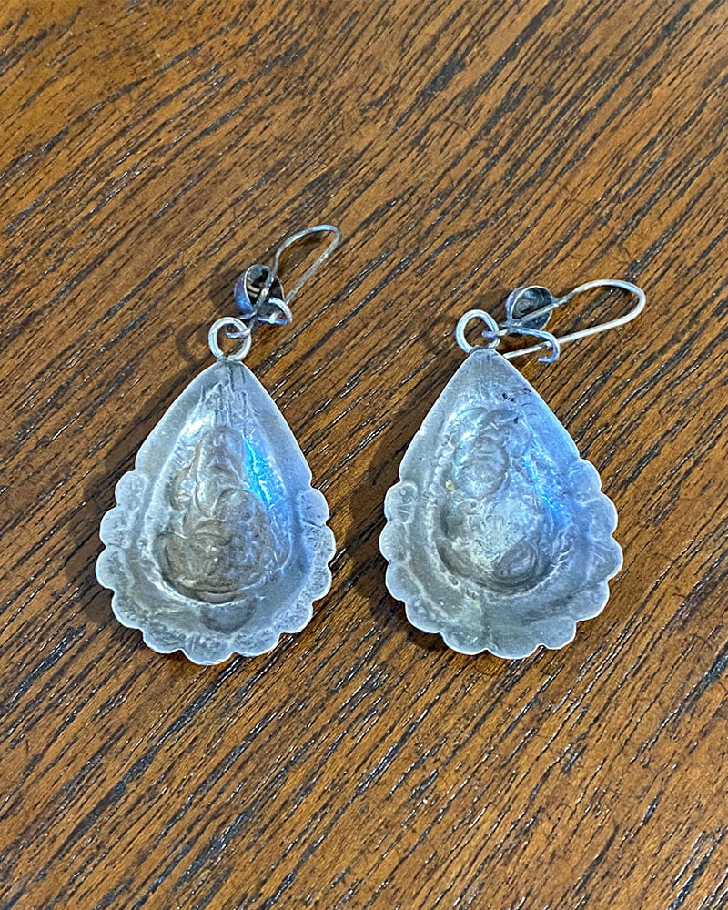 Navajo Repouseed Earrings